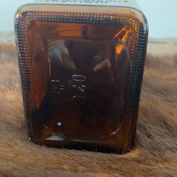 Anton Riemerschmid Munchen Amber Bottle With Painted Castles - Picture 5 of 7